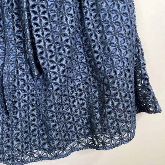 Banana Republic  Laser Cut Limited Edition Belted Eyelet Mini Skirt - Picture 7 of 10